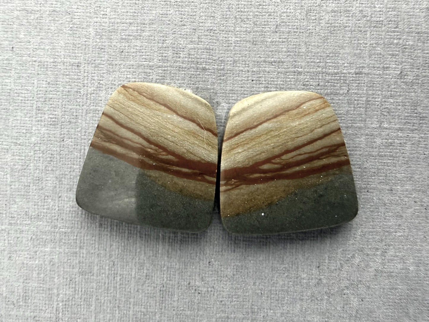 Wild Horse Canyon Jasper Pairs | Mined in USA | JS339 - Wild Horse Canyon Jasper - GemEnthusiast