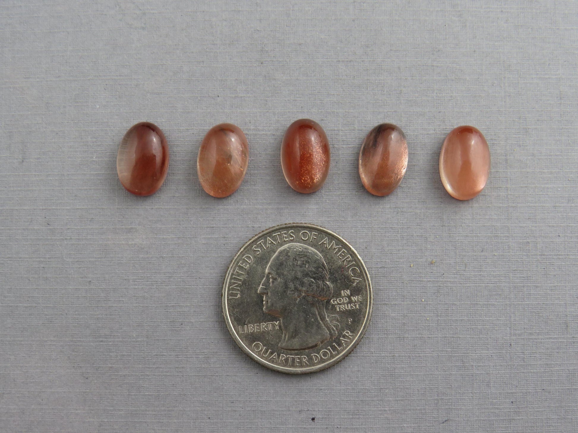 12x8 Oregon Sunstone Oval Cabochon Gemstones | Mined in the USA | OSC329 - Oregon Sunstone - GemEnthusiast