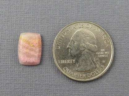 Sunset Rhodonite | 13x9 mm | Natural Cabochon Mined in Italy | RD102 - Sunset Rhodonite, Spessartite Garnet - GemEnthusiast