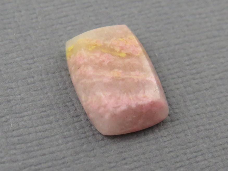 Sunset Rhodonite | 13x9 mm | Natural Cabochon Mined in Italy | RD102 - Sunset Rhodonite, Spessartite Garnet - GemEnthusiast