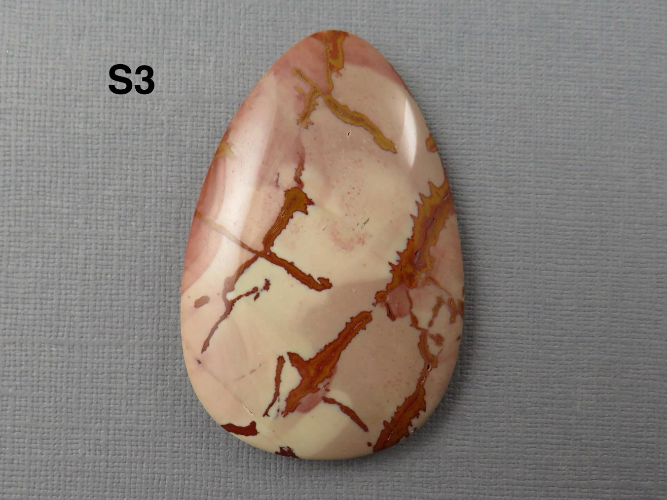 Dead Camel Jasper | Oval Cabochon from Nevada, USA | Mined in America | JS398 - Dead Camel Jasper, Nevada Cabochon - GemEnthusiast