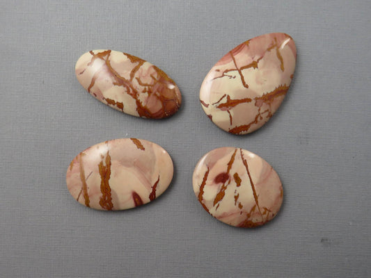 Dead Camel Jasper | Oval Cabochon from Nevada, USA | Mined in America | JS398 - Dead Camel Jasper, Nevada Cabochon - GemEnthusiast