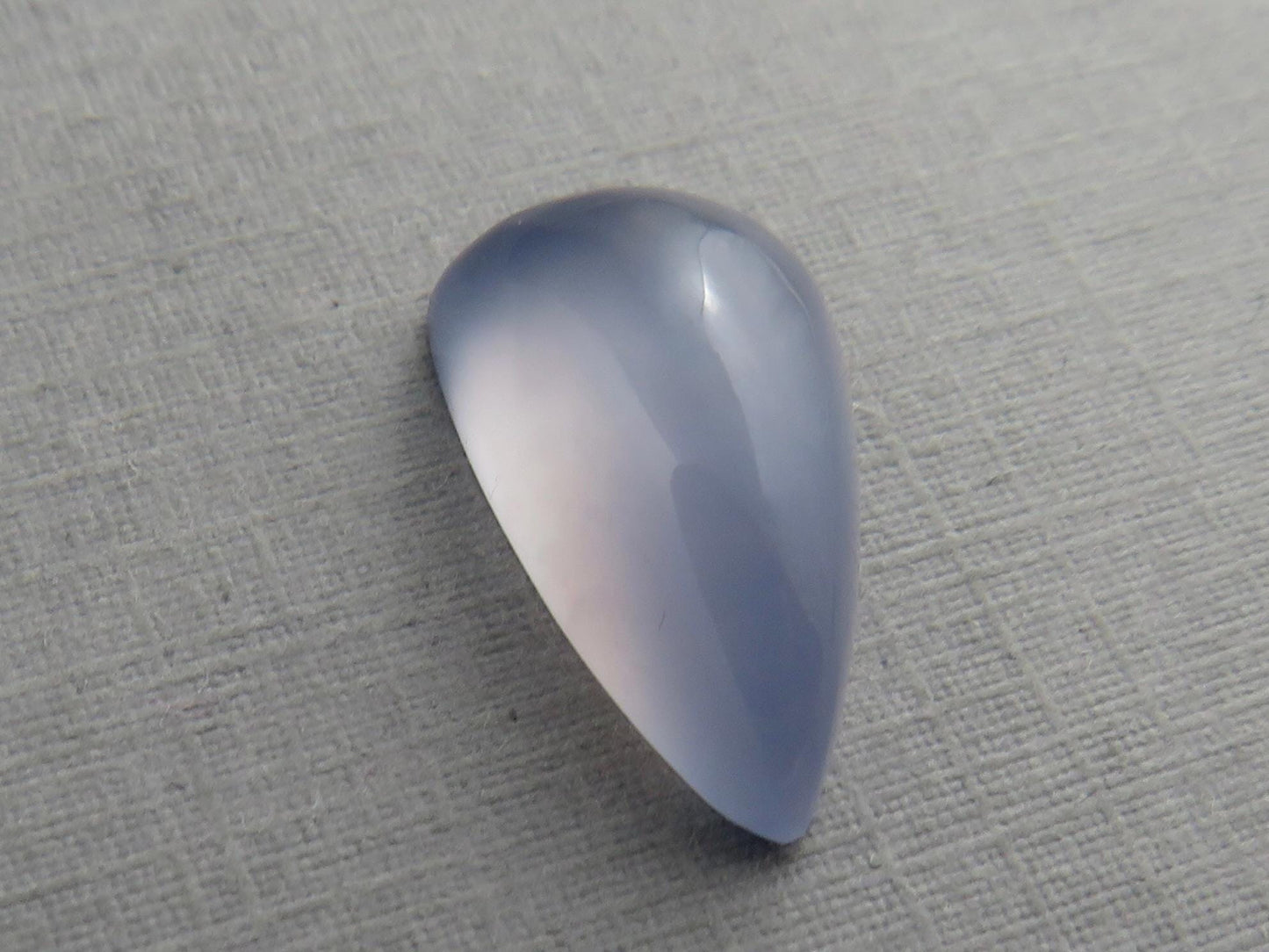 Natural Blue Chalcedony | 18x10 | Freeform Translucent Cabochon | CA341 - Chalcedony - GemEnthusiast