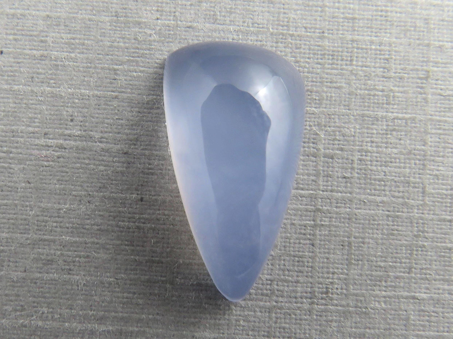 Natural Blue Chalcedony | 18x10 | Freeform Translucent Cabochon | CA341 - Chalcedony - GemEnthusiast