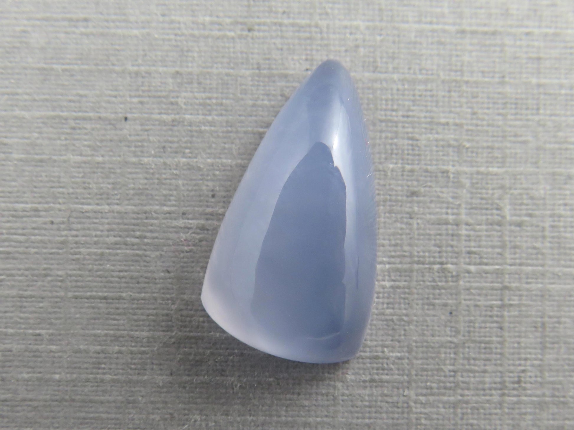 Natural Blue Chalcedony | 18x10 | Freeform Translucent Cabochon | CA341 - Chalcedony - GemEnthusiast
