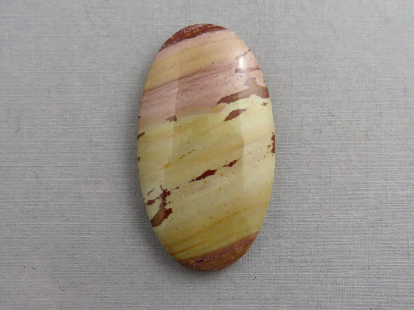 HUGE Dead Camel Jasper | American Gemstone Oval Cabochon from Nevada | 55mm x 30mm | JS398 - Dead Camel Jasper, Nevada Cabochon - GemEnthusiast