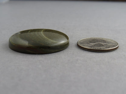 Owyhee Picture Jasper Cabochon | Oregon Idaho Gemstone | Mined in the USA | JS366 - Owyhee Jasper, Oregon Jasper - GemEnthusiast