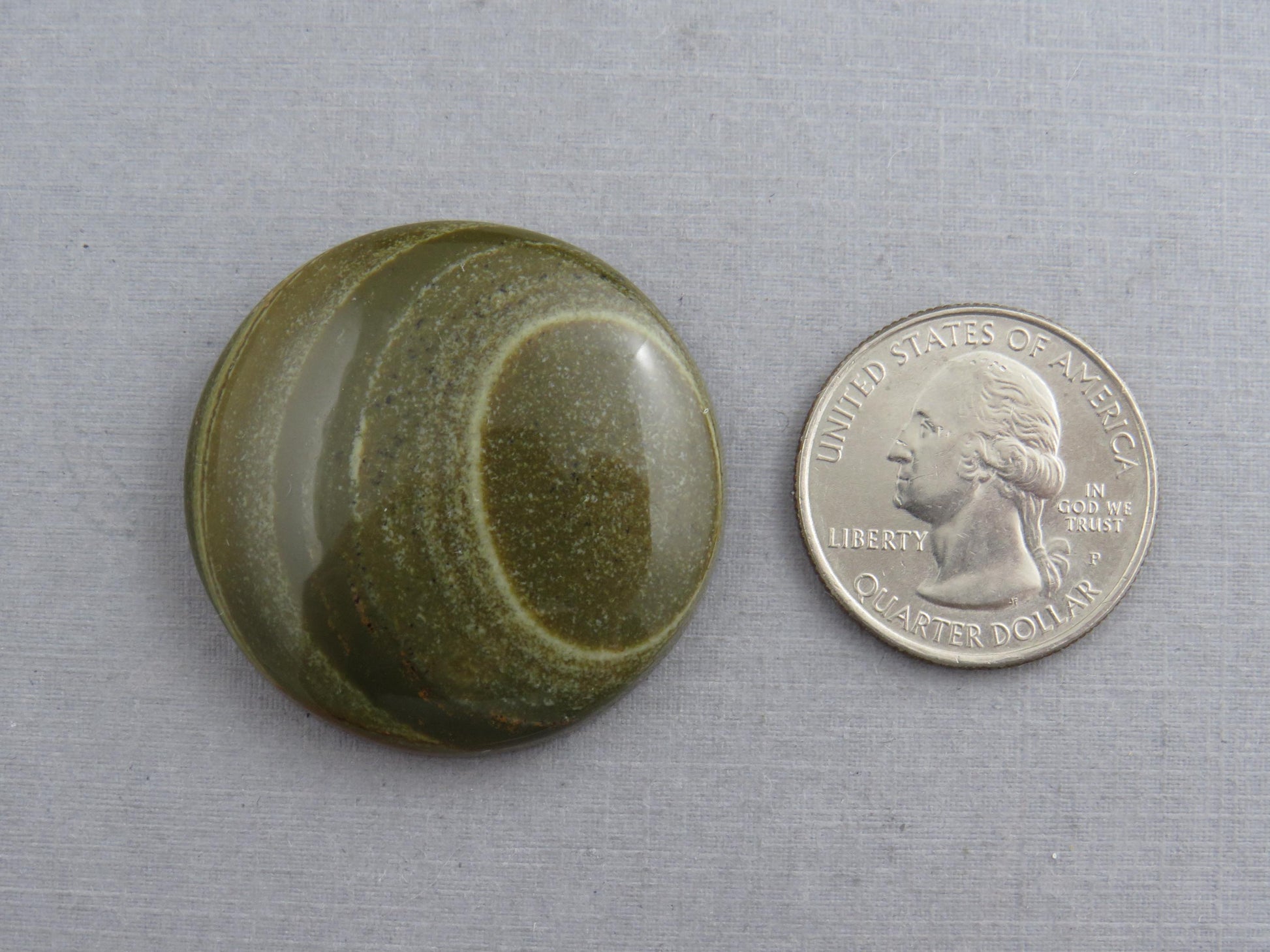 Owyhee Picture Jasper Cabochon | Oregon Idaho Gemstone | Mined in the USA | JS366 - Owyhee Jasper, Oregon Jasper - GemEnthusiast