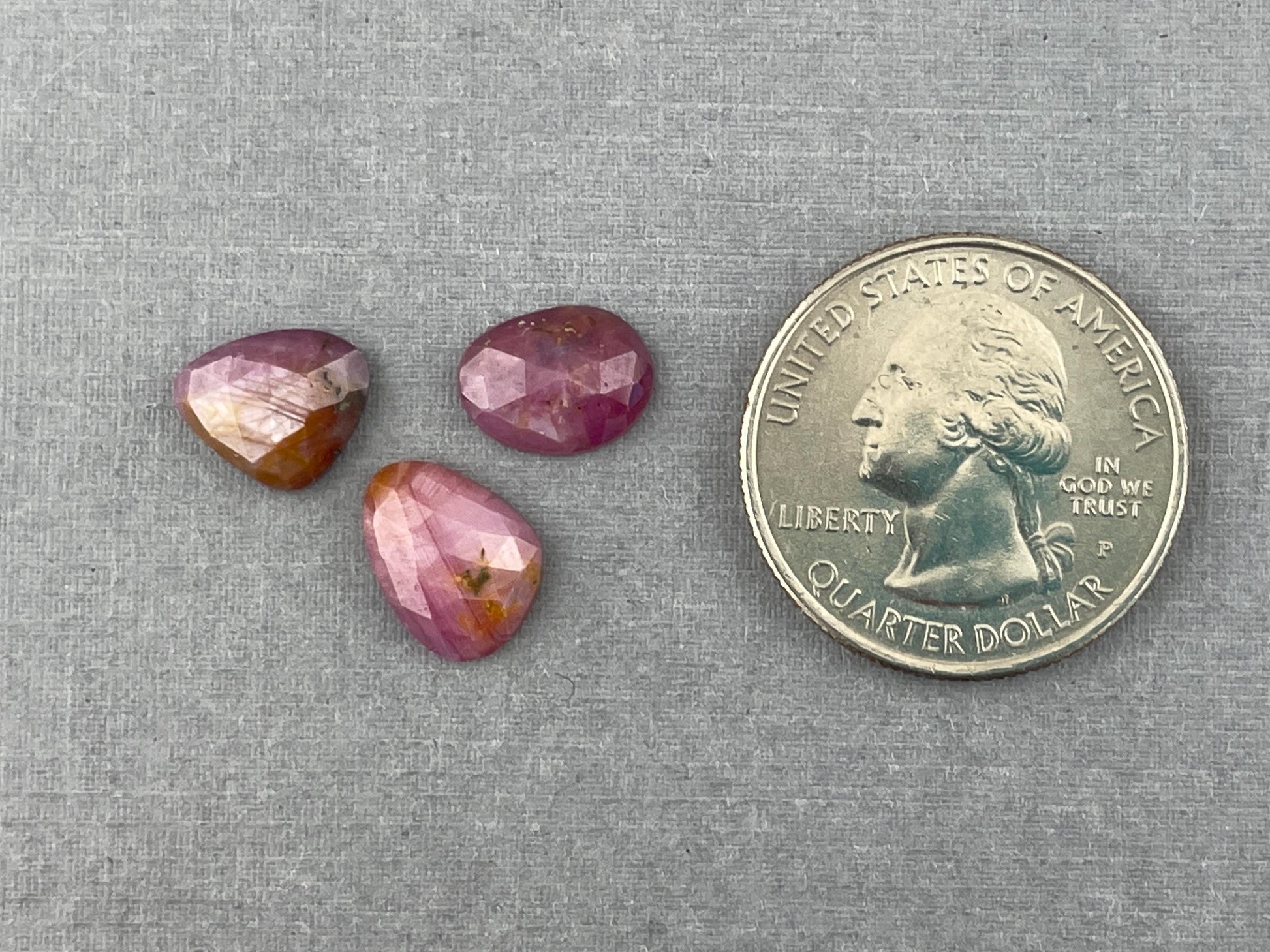 Pink Sapphire Rose Cut with Luster / Sheen | Natural Loose Gemstones | 8.4 carats | SRS290 - Sapphire - GemEnthusiast