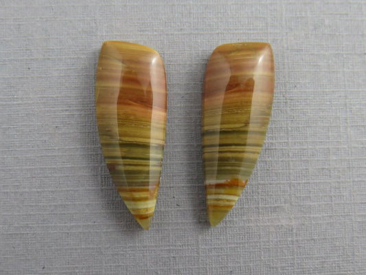 Blue Mountain Jasper Pair | Mined in Oregon USA | 26x10 | JS389 - Blue Mountain Jasper - GemEnthusiast