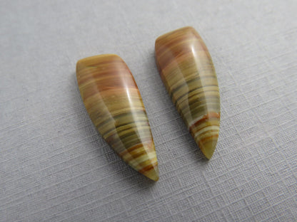Blue Mountain Jasper Pair | Mined in Oregon USA | 26x10 | JS389 - Blue Mountain Jasper - GemEnthusiast