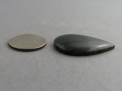 Large Blue Mountain Jasper Cabochon | Oregon Gemstone | Mined in the USA | JS351 - Blue Mountain Jasper, Oregon Gemstone - GemEnthusiast