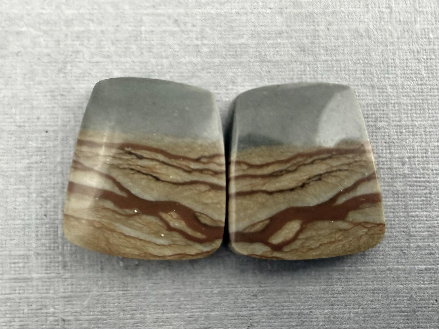 Wild Horse Canyon Jasper Pairs | Mined in USA | JS339 - Wild Horse Canyon Jasper - GemEnthusiast