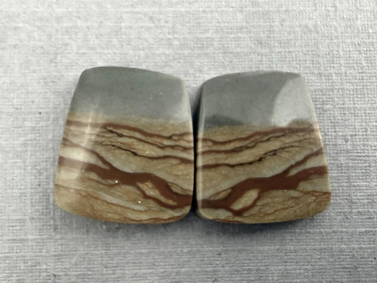 Wild Horse Canyon Jasper Pairs | Mined in USA | JS339 - Wild Horse Canyon Jasper - GemEnthusiast
