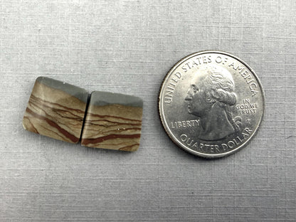 Wild Horse Canyon Jasper Pairs | Mined in USA | JS339 - Wild Horse Canyon Jasper - GemEnthusiast