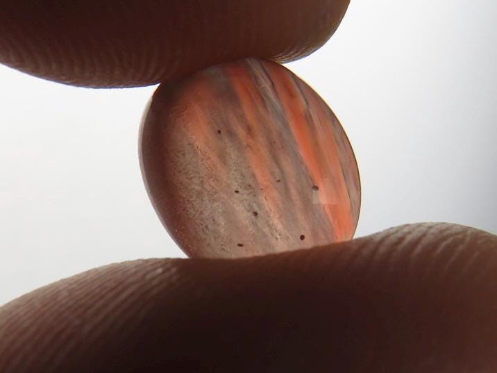 11x9 Red Oregon Sunstone Oval Cabochon | Schiller | 4.43 carats | OSC258 - - GemEnthusiast