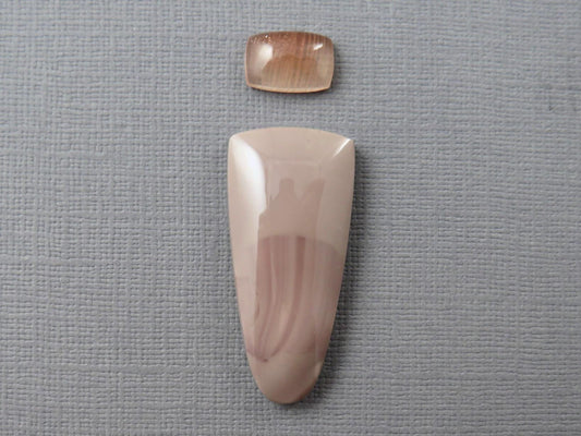 Willow Creek Jasper from Idaho, 12x8 Oregon Sunstone | American Gemstone Set | SET101 - Oregon Sunstone, Willow Creek Jasper - GemEnthusiast
