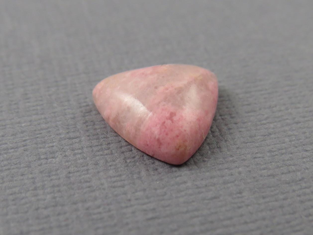 Sunset Rhodonite | 11.5mm | Natural Cabochon Mined in Italy | RD104 - Sunset Rhodonite, Spessartite Garnet - GemEnthusiast