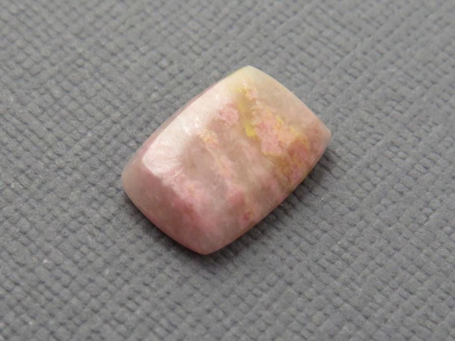 Sunset Rhodonite | 13x9 mm | Natural Cabochon Mined in Italy | RD102 - Sunset Rhodonite, Spessartite Garnet - GemEnthusiast
