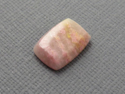 Sunset Rhodonite | 13x9 mm | Natural Cabochon Mined in Italy | RD102 - Sunset Rhodonite, Spessartite Garnet - GemEnthusiast
