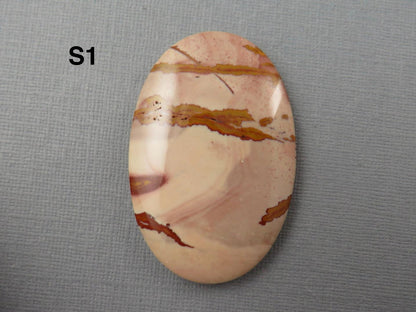 Dead Camel Jasper | Oval Cabochon from Nevada, USA | Mined in America | JS398 - Dead Camel Jasper, Nevada Cabochon - GemEnthusiast