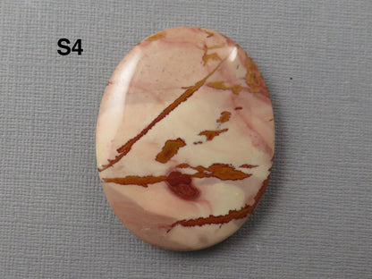 Dead Camel Jasper | Oval Cabochon from Nevada, USA | Mined in America | JS398 - Dead Camel Jasper, Nevada Cabochon - GemEnthusiast