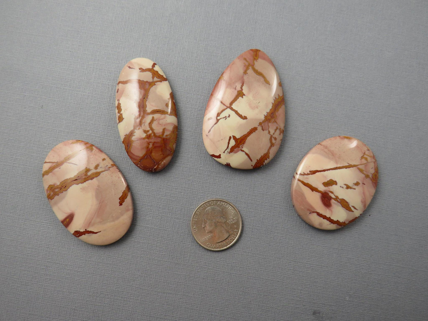 Dead Camel Jasper | Oval Cabochon from Nevada, USA | Mined in America | JS398 - Dead Camel Jasper, Nevada Cabochon - GemEnthusiast