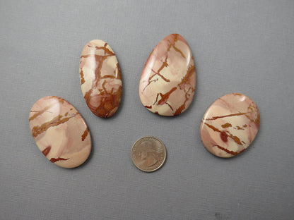 Dead Camel Jasper | Oval Cabochon from Nevada, USA | Mined in America | JS398 - Dead Camel Jasper, Nevada Cabochon - GemEnthusiast