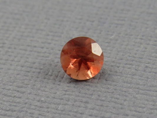 5mm Oregon Sunstone Round | Faceted Ethically Sourced Gemstone | OSF235 - Oregon Sunstone - GemEnthusiast