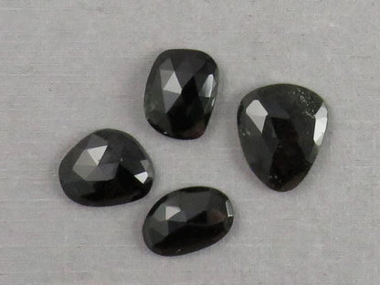 Tourmaline Rose Cut Cabochon | Dark Green to Black | Loose Natural Gemstones | TO343 - Tourmaline - GemEnthusiast