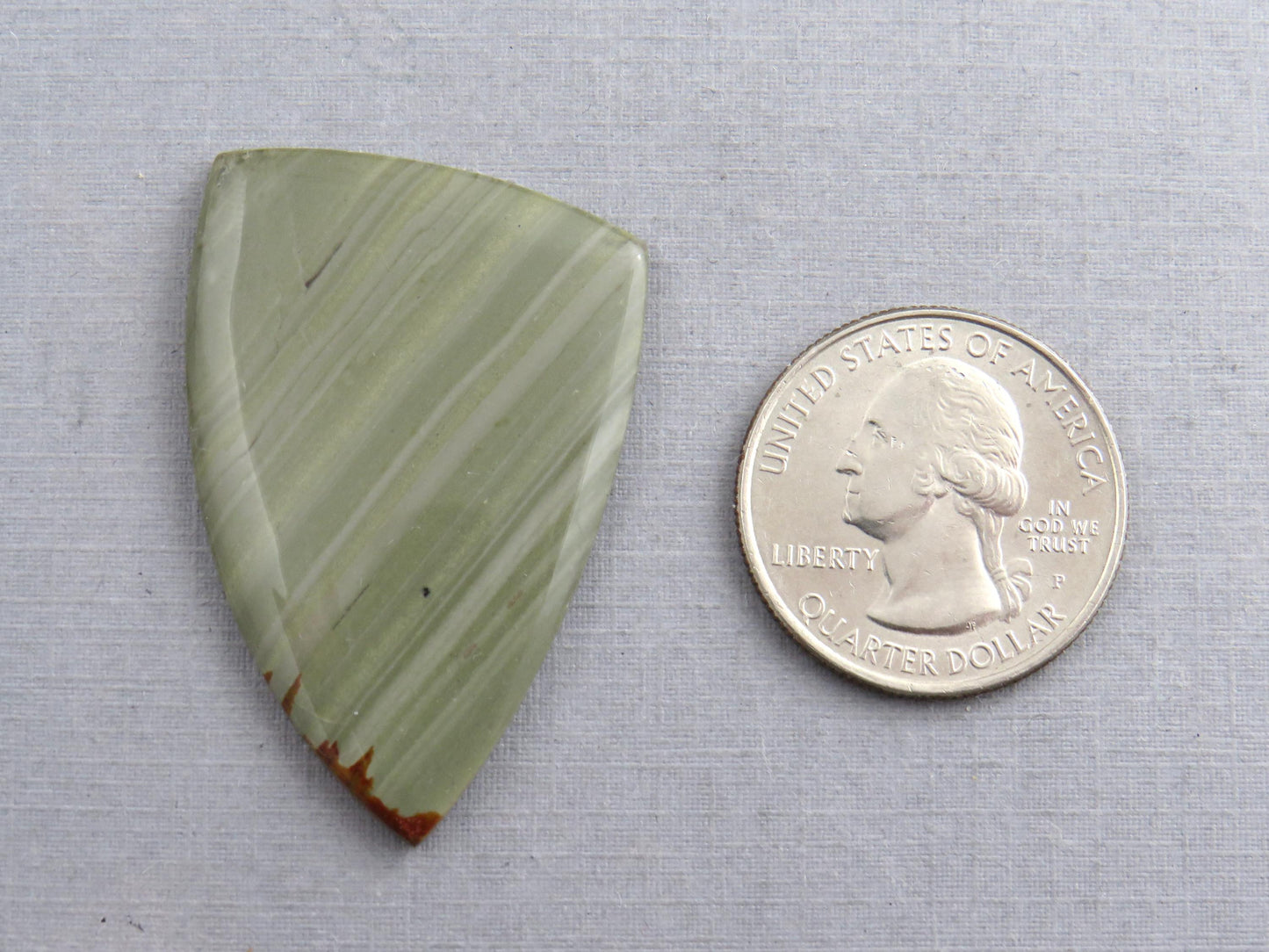 Owyhee Jasper Cabochon | Oregon Idaho Gemstone| 40x27 | Mined in the USA | JS382 - Owyhee Jasper, Picture Jasper - GemEnthusiast