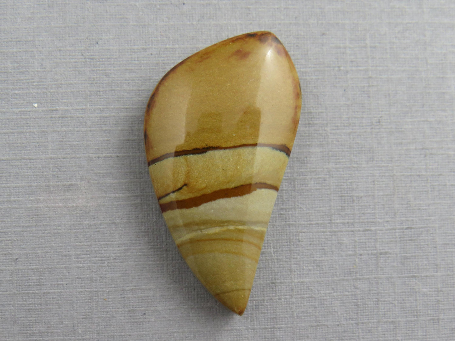 Owyhee Picture Jasper Cabochon | Oregon Idaho Gemstone| 32x18mm | Mined in the USA | JS360 - Owyhee Jasper, Oregon Jasper - GemEnthusiast