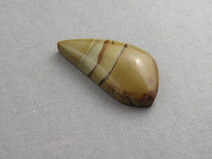 Owyhee Picture Jasper Cabochon | Oregon Idaho Gemstone| 32x18mm | Mined in the USA | JS360 - Owyhee Jasper, Oregon Jasper - GemEnthusiast