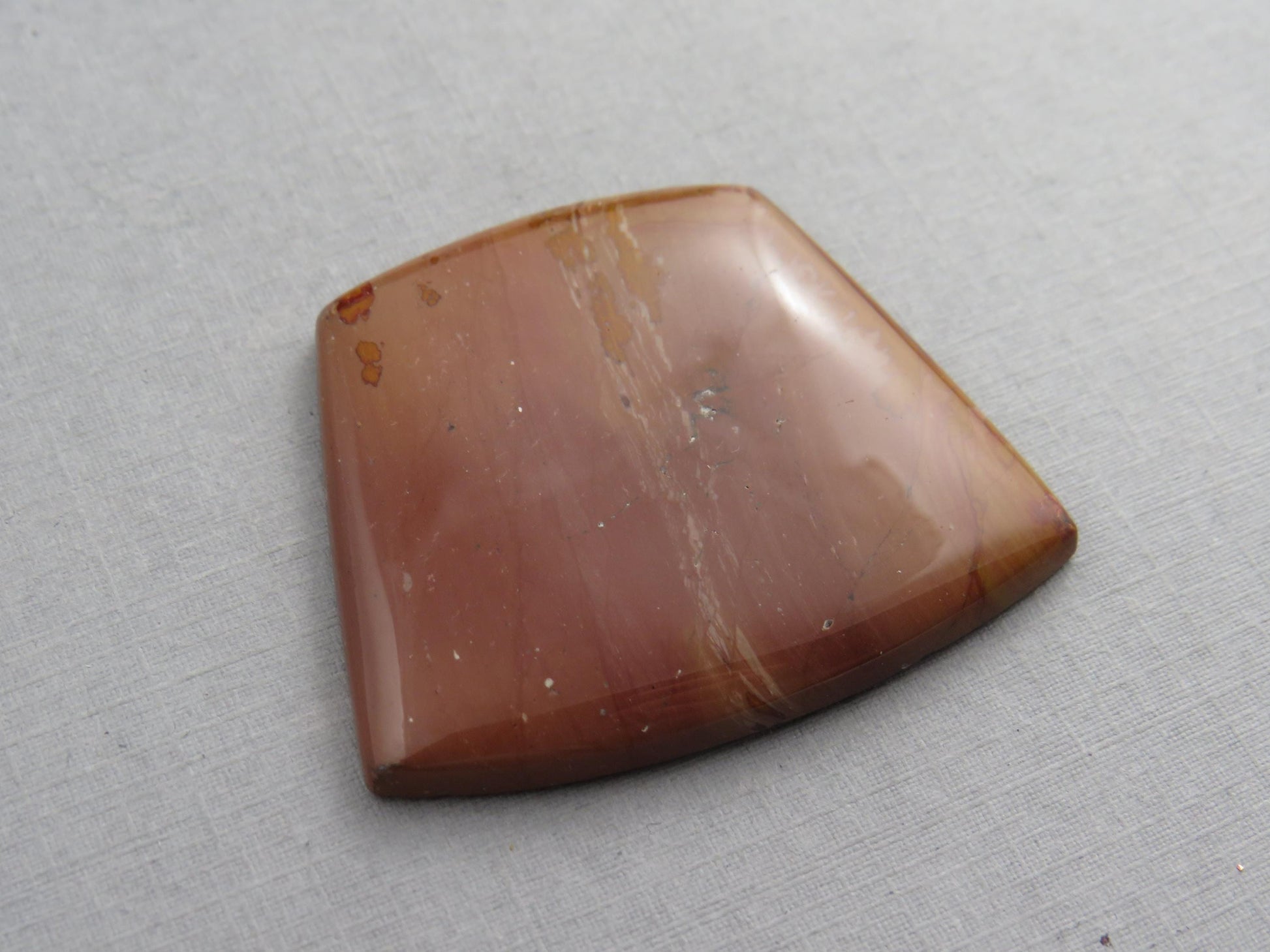 Large Antelope Jasper Cabochon | Oregon Idaho Gemstone | 43x36mm | Mined in the USA | JS312 - Owyhee Jasper, Antelope Jasper - GemEnthusiast