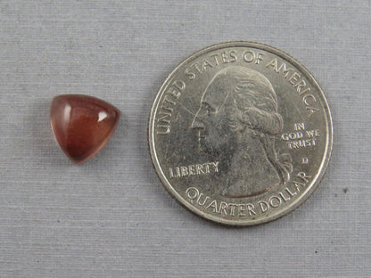 9mm Oregon Sunstone | Triangle Cabochon | Natural American Gemstone | OSC265 - Oregon Sunstone - GemEnthusiast