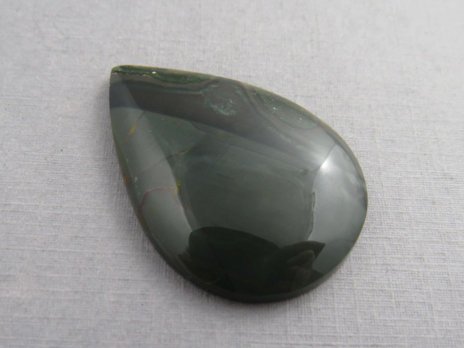 Large Blue Mountain Jasper Cabochon | Oregon Gemstone | Mined in the USA | JS351 - Blue Mountain Jasper, Oregon Gemstone - GemEnthusiast