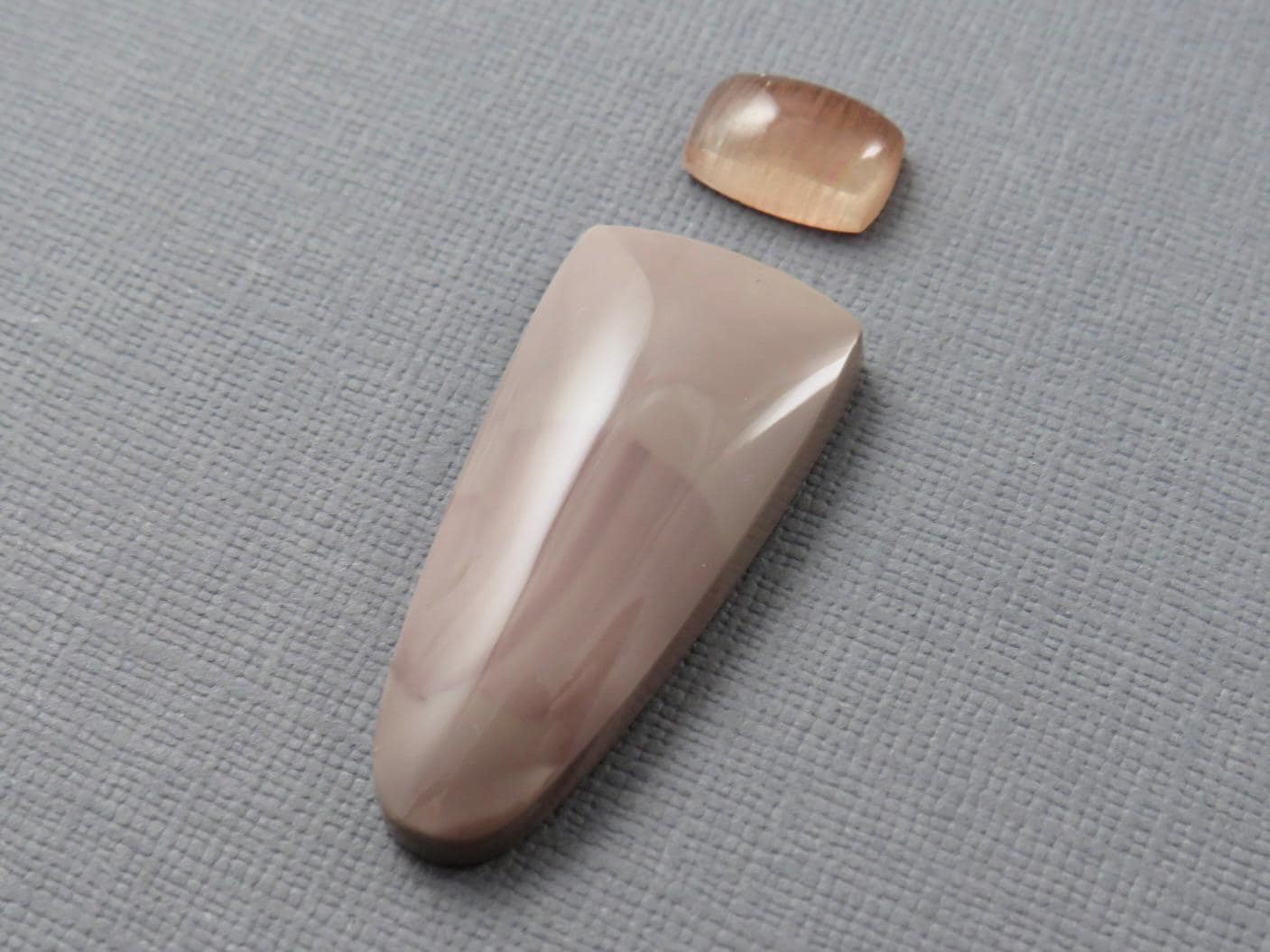 Willow Creek Jasper from Idaho, 12x8 Oregon Sunstone | American Gemstone Set | SET101 - Oregon Sunstone, Willow Creek Jasper - GemEnthusiast