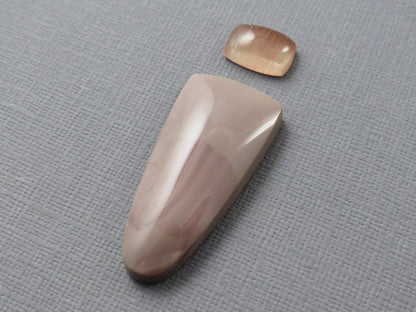 Willow Creek Jasper from Idaho, 12x8 Oregon Sunstone | American Gemstone Set | SET101 - Oregon Sunstone, Willow Creek Jasper - GemEnthusiast
