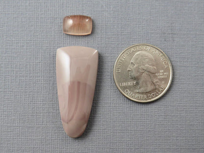 Willow Creek Jasper from Idaho, 12x8 Oregon Sunstone | American Gemstone Set | SET101 - Oregon Sunstone, Willow Creek Jasper - GemEnthusiast