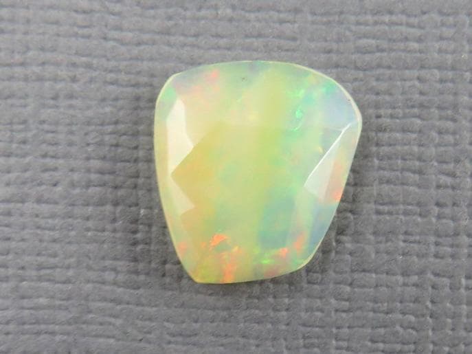 Ethiopian Opal with Fire | Rose Cut Freeform Loose Gemstone | OP450 - Ethiopian Opal - GemEnthusiast