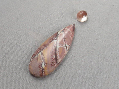 Gemstone Set | Oregon Sunstone and Sonora Jasper | SET118 - Oregon Sunstone, Sonora Jasper - GemEnthusiast