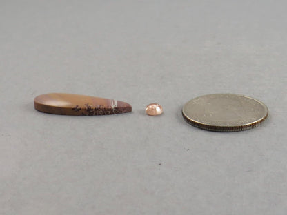 Gemstone Set | Oregon Sunstone and Sonora Jasper | SET117 - Oregon Sunstone, Sonora Jasper - GemEnthusiast