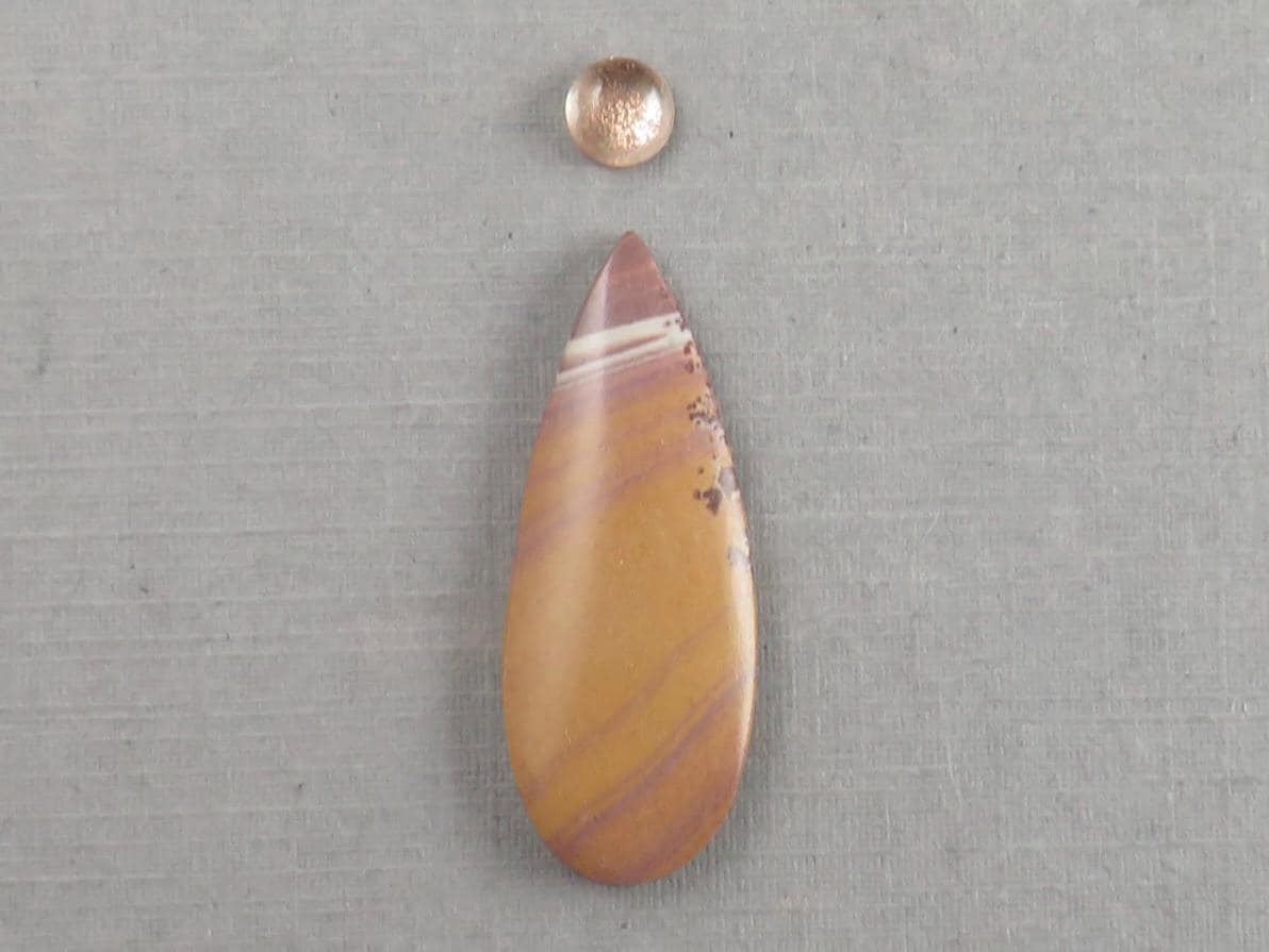 Gemstone Set | Oregon Sunstone and Sonora Jasper | SET117 - Oregon Sunstone, Sonora Jasper - GemEnthusiast