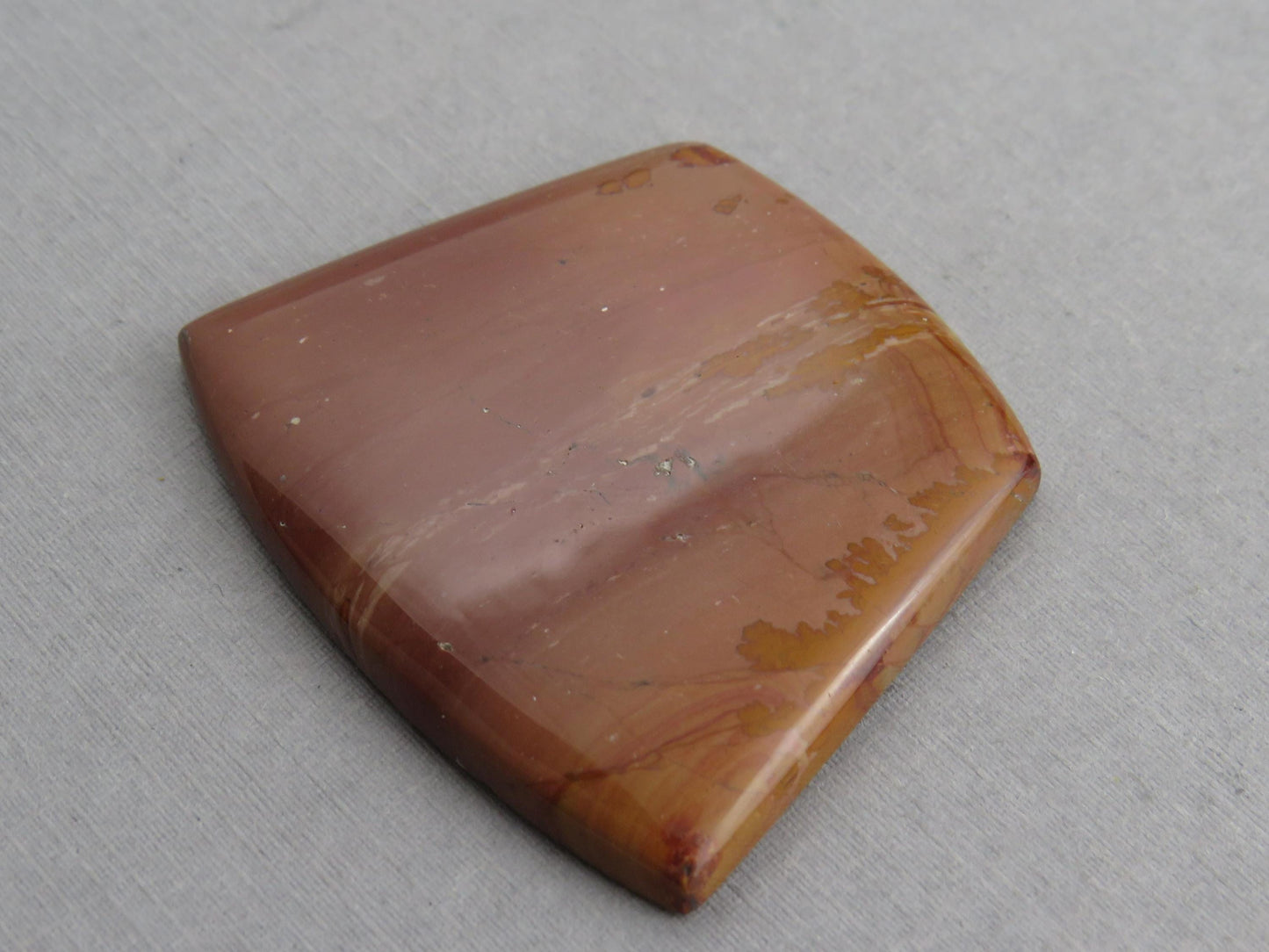 Large Antelope Jasper Cabochon | Oregon Idaho Gemstone | 43x36mm | Mined in the USA | JS312 - Owyhee Jasper, Antelope Jasper - GemEnthusiast