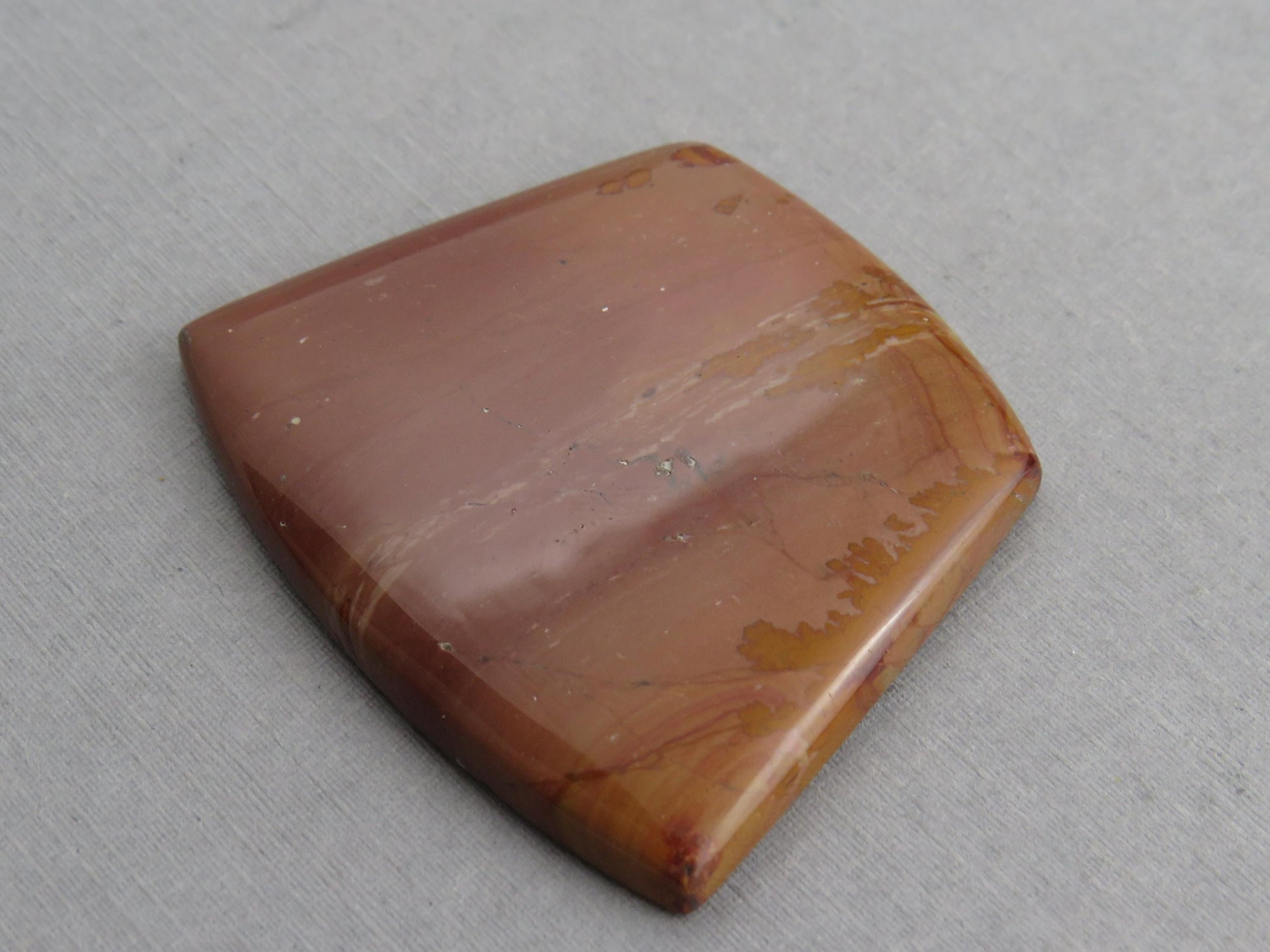 Large Antelope Jasper Cabochon | Oregon Idaho Gemstone | 43x36mm | Mined in the USA | JS312 - Owyhee Jasper, Antelope Jasper - GemEnthusiast