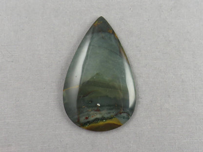Large Blue Mountain Jasper Cabochon | 47x29 | Oregon Gemstone | Mined in the USA | JS352 - Blue Mountain Jasper, Oregon Gemstone - GemEnthusiast