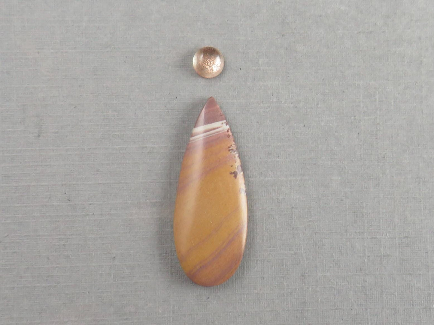Gemstone Set | Oregon Sunstone and Sonora Jasper | SET117 - Oregon Sunstone, Sonora Jasper - GemEnthusiast