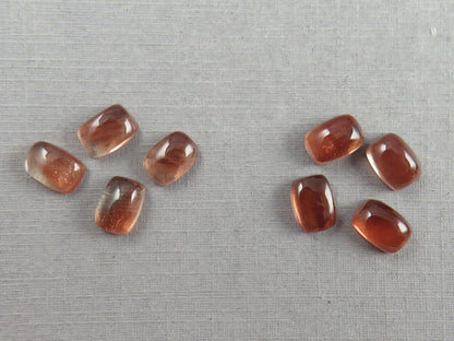7.2 x 5.2 Oregon Sunstones Rectangle Cabochon in Red Color - Oregon Sunstone - GemEnthusiast