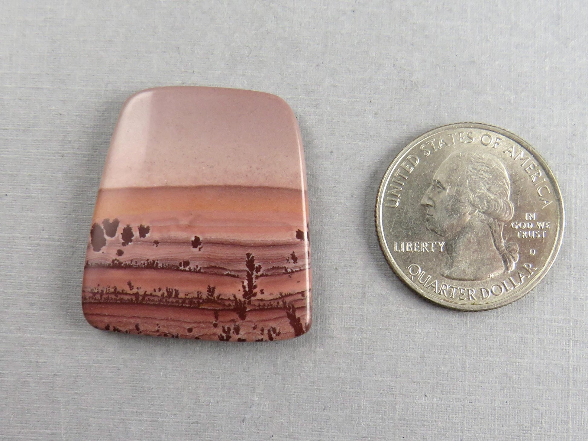 New Mexico Apache Sage Rhyolite | 32x29 mm | Natural Cabochon | RH119 - Apache Sage Rhyolite - GemEnthusiast