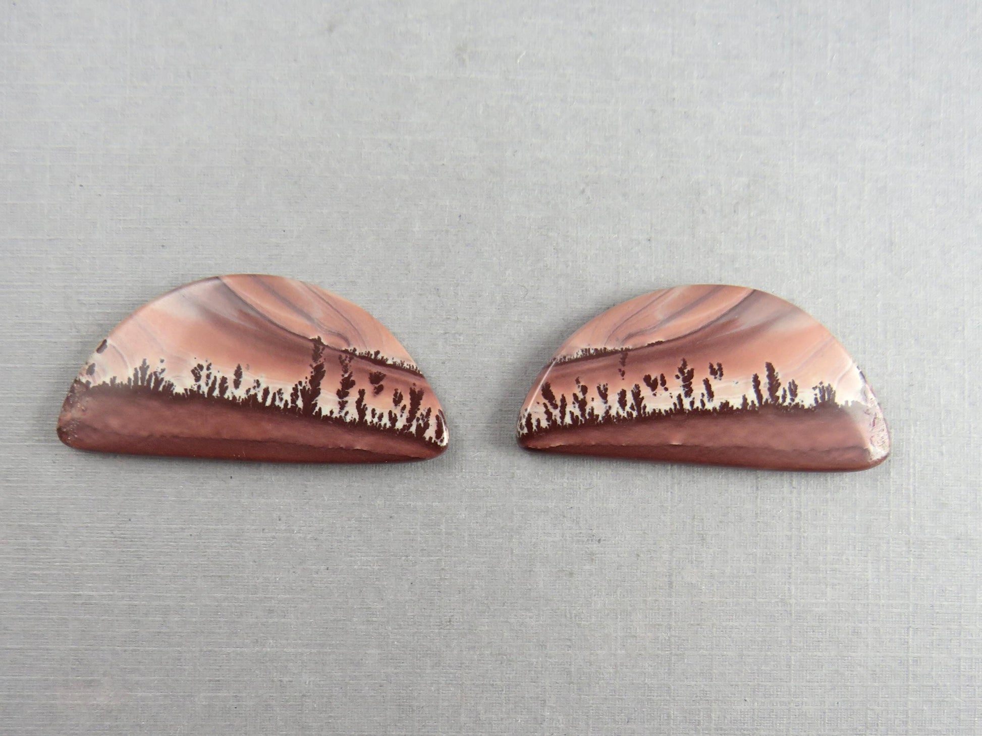 New Mexico Apache Sage Rhyolite | 41x20 mm | Natural Cabochon | RH126 RH127 - Apache Sage Rhyolite - GemEnthusiast